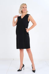 DD6109 Black Office Swift Dress