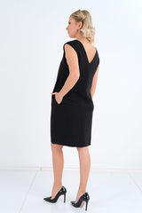 DD6109 Black Office Swift Dress