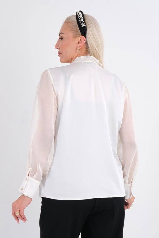 DD6103 White Blouse