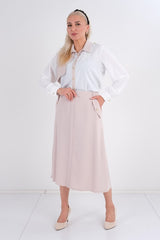 DD6102 Pastel Pink Skirt