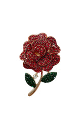 EE215 Rose Magnetic Clasp Brooch