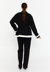 DD518 Black Stripe Trouser