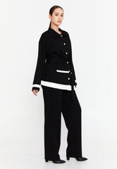 DD518 Black Stripe Trouser