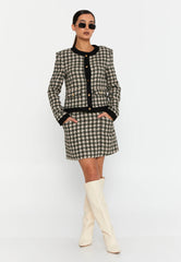 DD513 Khaki Checkered Jacket