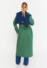 DD5131 Green/Navy Trench Coat