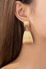 AC1010 Shell pattern earrings - La Elegant