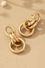 AC1011 intertwined hollow earrings - La Elegant