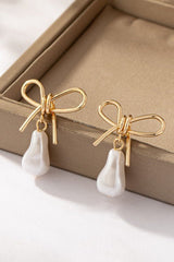 AC1015 Wire bow earrings - La Elegant