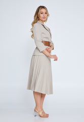 D4007 Cream Jacket - La Elegant