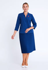 D4010 Navy Jacket - La Elegant