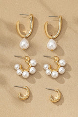 D9027 Trio earrings set - La Elegant