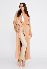 D9060 Brown Trench Coat - La Elegant