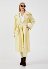 D9215 Yellow Trench Coat - La Elegant