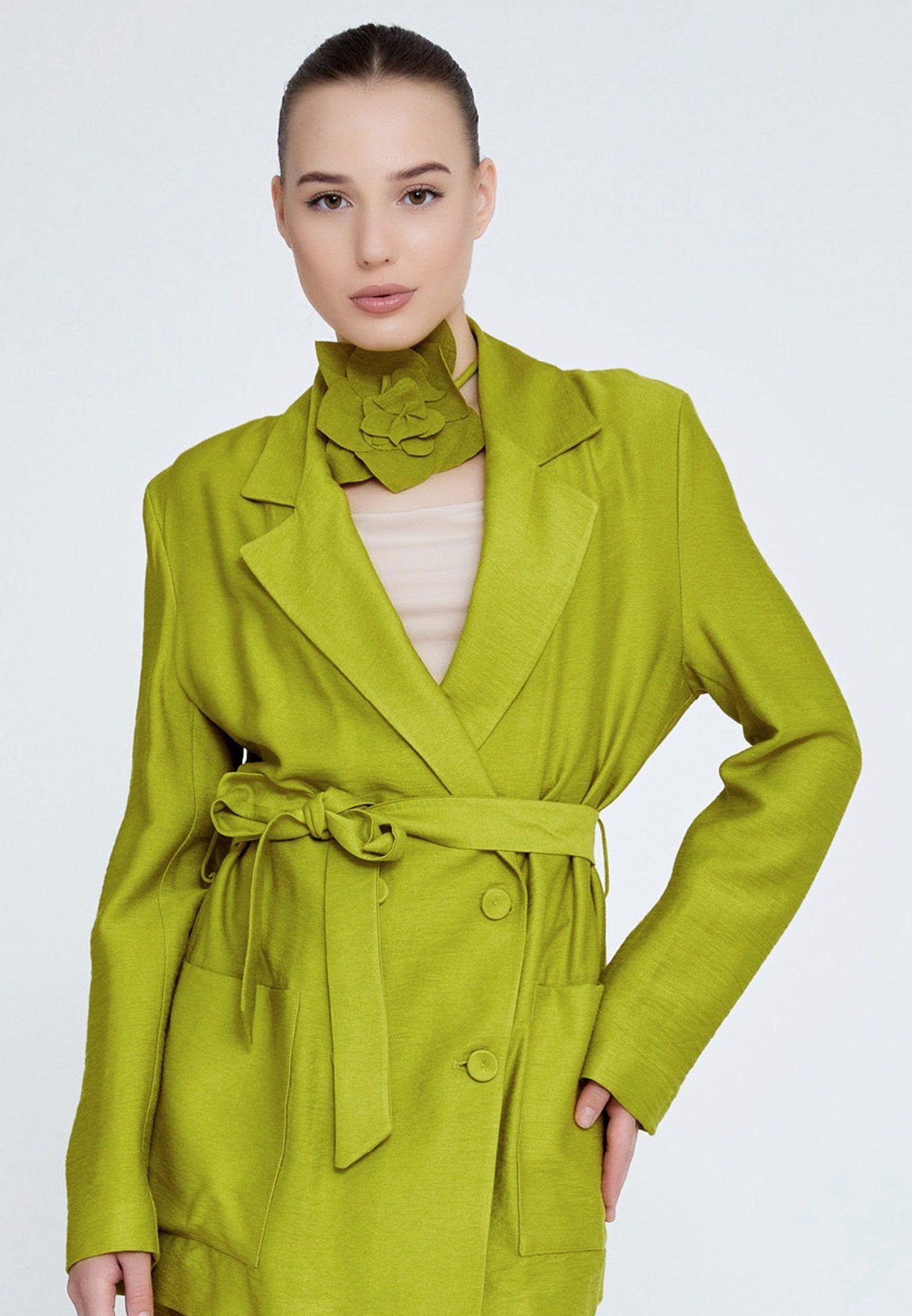 D9216 Green Jacket - La Elegant